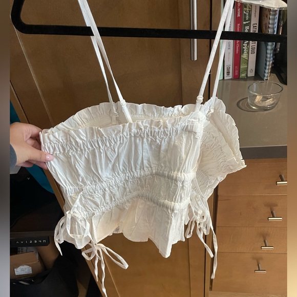 NWT. Free People Gabby Tube Top. White. Size XL - Picture 7 of 7